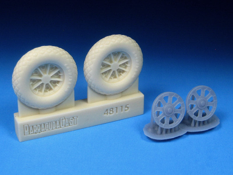BR48115 F4U Corsair Diamond Tread Mainwheels - 1/48 – Barracuda