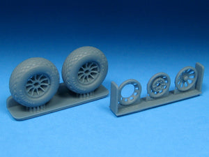 BR48499 P-51 Mustang Diamond Tread Mainwheels - 1/48