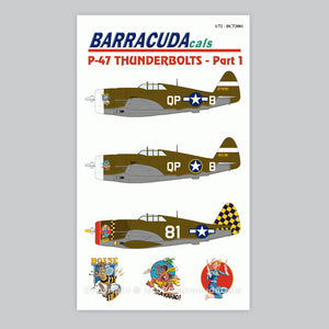 BC72001  P-47 Thunderbolts - Part 1 - 1/72