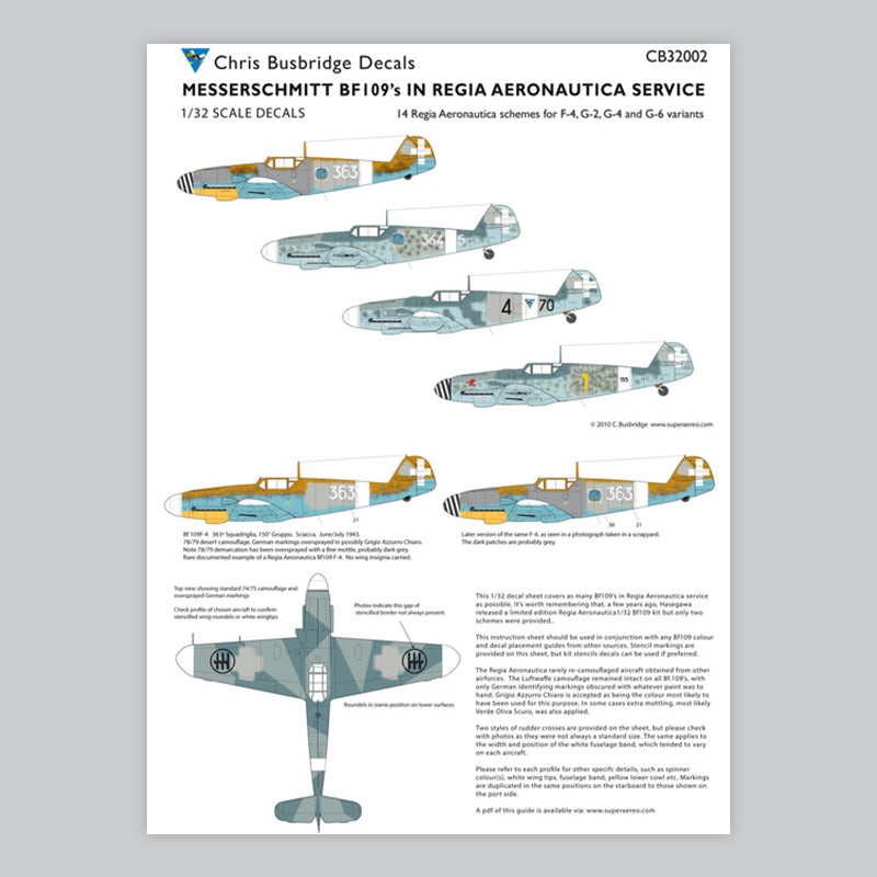 Bf 109s in Regia Aeronautica Service 1 32