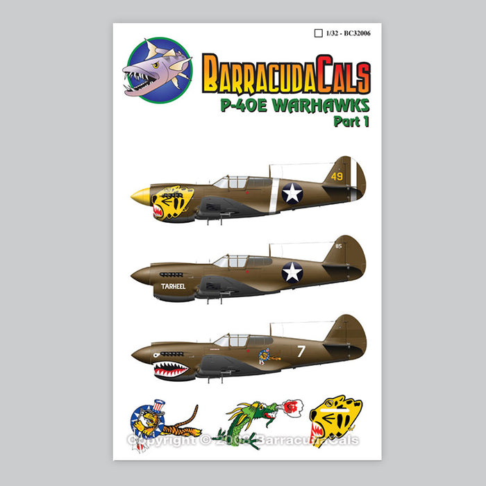 P-40E Warhawks - Part 1 - 1/32