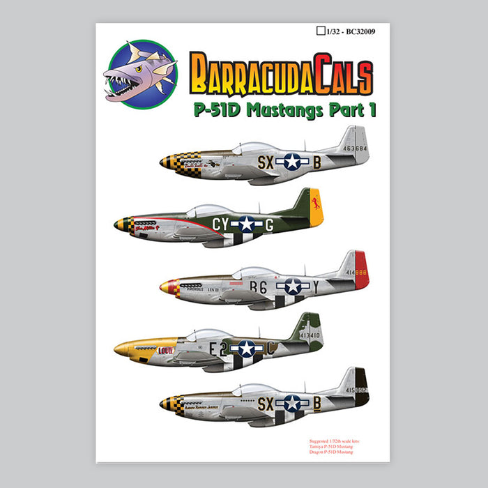 BC32009 P-51D Mustangs - Part 1 - 1/32