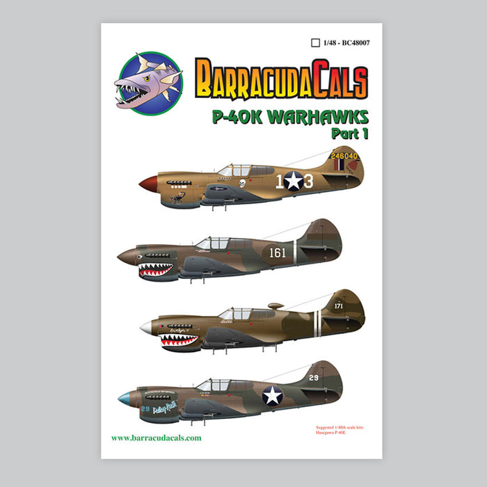BC48007  P-40K Warhawks - Part 1 - 1/48