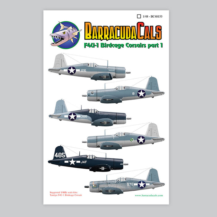 F4U-1 Birdcage Corsairs Part 1 - 1/48