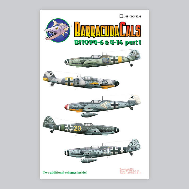 Bf 109G-6 and G-14 - Part 1 - 1/48 – Barracuda Studios Bf 109G-6 and G-14 - Part 1 - 1/48 – Barracuda Studios