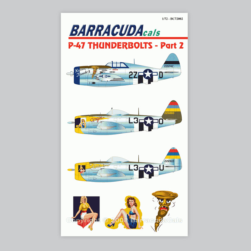 BC72002 P-47 Thunderbolts - Part 2 - 1/72 – Barracuda Studios
