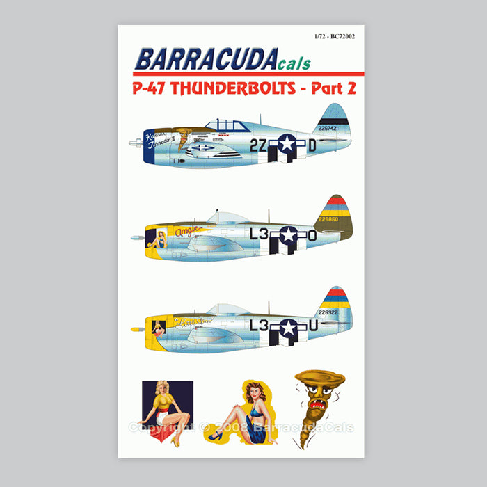 BC72002  P-47 Thunderbolts - Part 2 - 1/72
