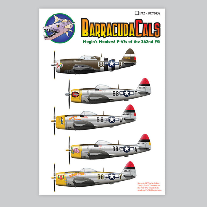 BC72038  Mogin's Maulers! P-47s of the 362nd FG - 1/72