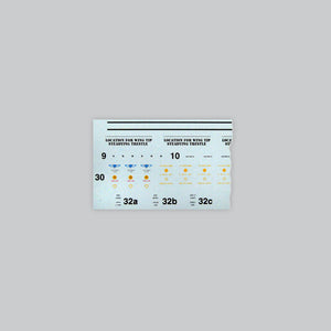 Spitfire Mk. I through VI Stencils - 1/48