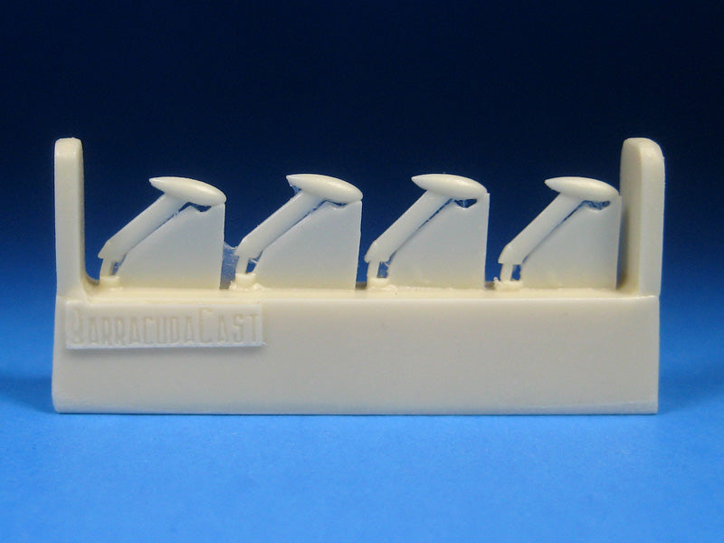 BR-32471 Bf 109F, G and K Aileron Mass Balances - 1/32 – Barracuda Studios