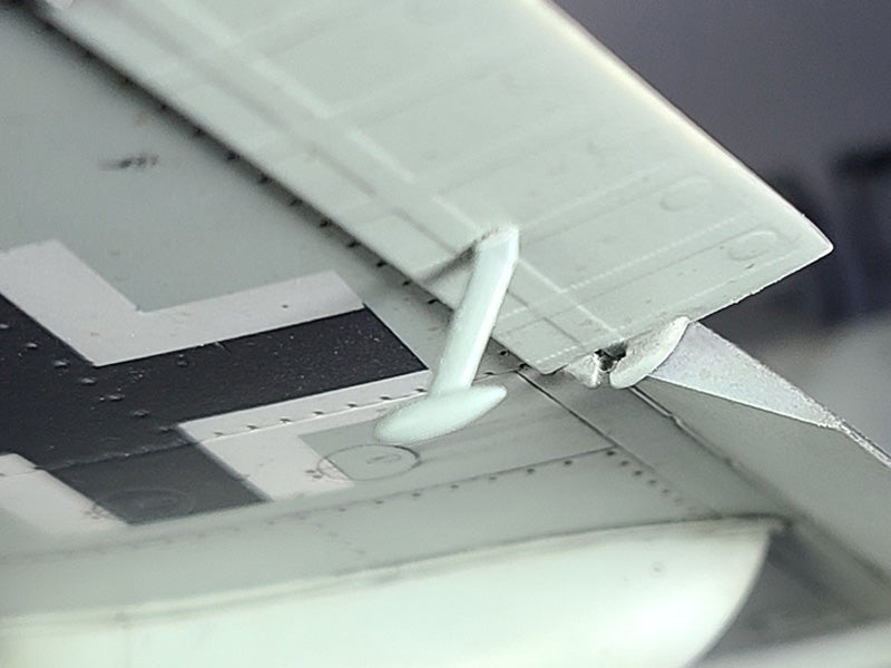 BR-32471 Bf 109F, G and K Aileron Mass Balances - 1/32 – Barracuda Studios