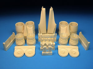 BR-72298  B-1B Late Exhaust and Rear Nacelle Upgrade Set - 1/72